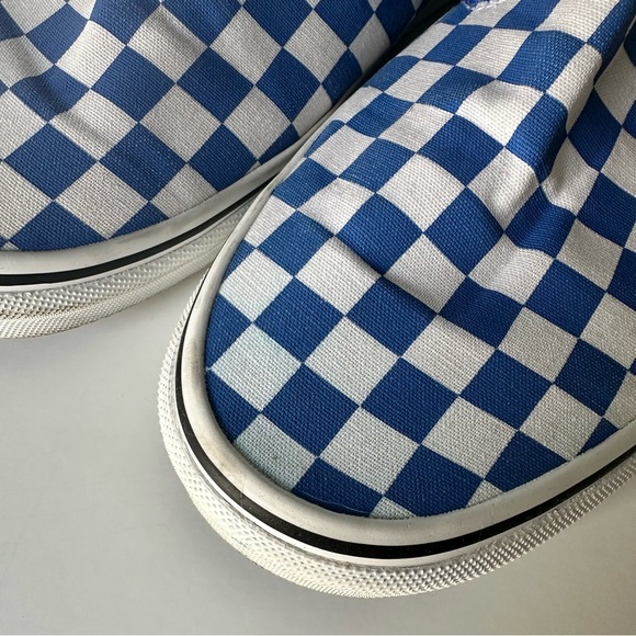 Vans Blue and White Checkered Slip-On - Picture 2 of 9